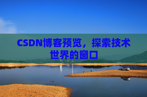 CSDN博客预览,探索技术世界的窗口